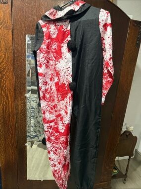 Black & Red Splatter Jumpsuit Bloody clown